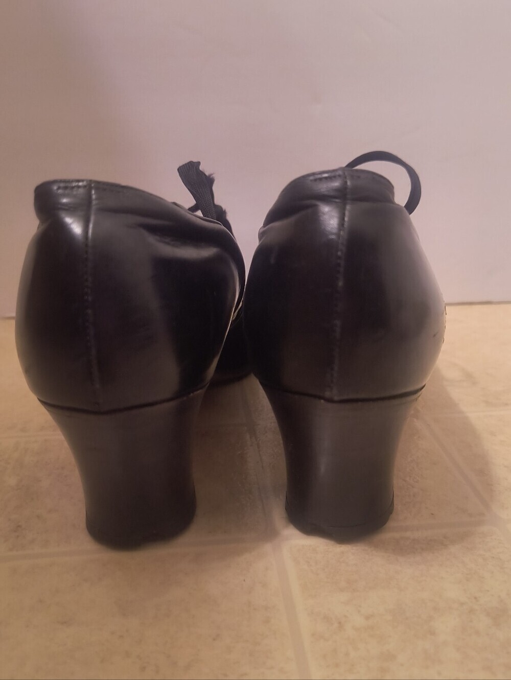 Rare True Vintage Pre-WWII Red Cross Shoe Oxford Pumps - Picture 4 of 12